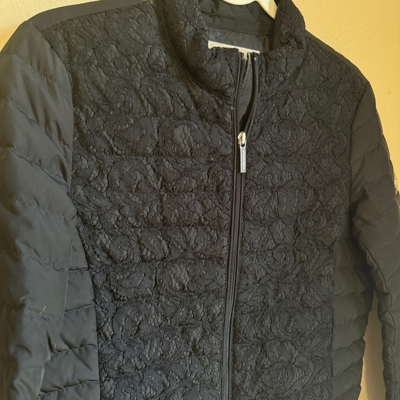 Michael Kors Puffer Coat with Lace Details - Picture 3 of 7